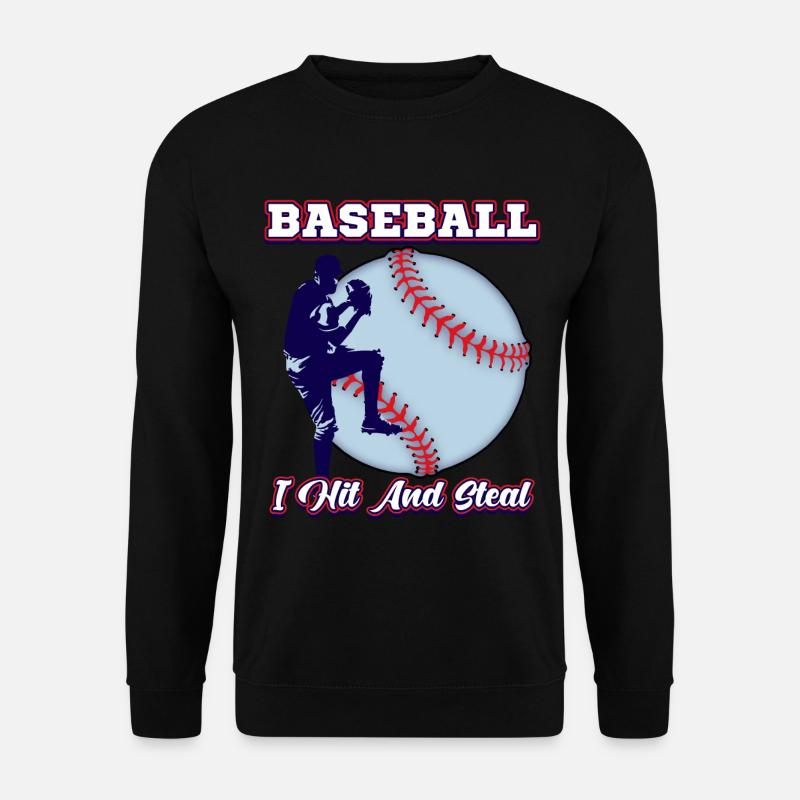 Baseball Pitcher Batter - Unisex Pullover - Schwarz