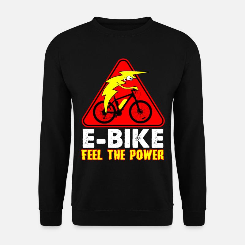 Vélo électrique Ebike - Sweat-shirt Unisexe - noir