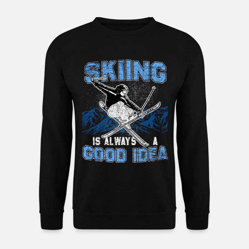 Ski Freeride - Unisex Sweatshirt - black