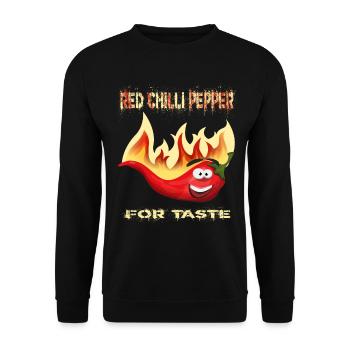 Red Chilli Pepper - Sweat-shirt Unisexe - noir - Devant - Alina (178cm) & Michal (187cm)
