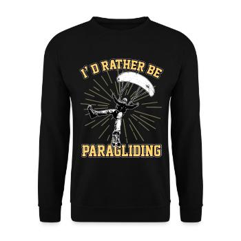 Parapente Parapente - Sweat-shirt Unisexe - noir - Devant - Alina (178cm) & Michal (187cm)