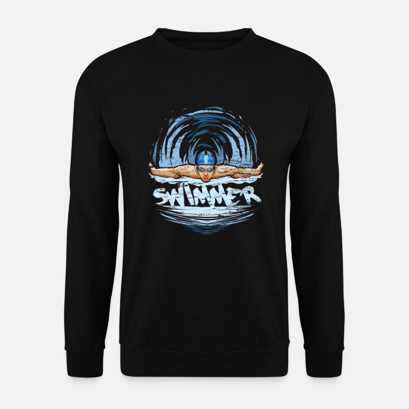 Swimmers swim - Unisex Sweatshirt - black