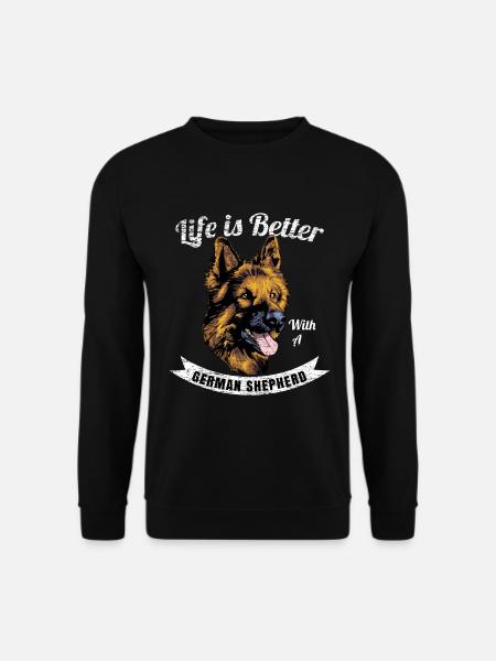 Schäferhund - Unisex Pullover - Schwarz