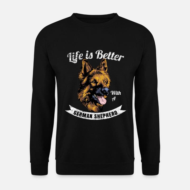 Schäferhund - Unisex Pullover - Schwarz