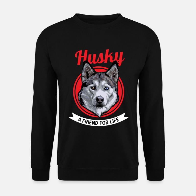 Husky - Unisex Sweatshirt - black