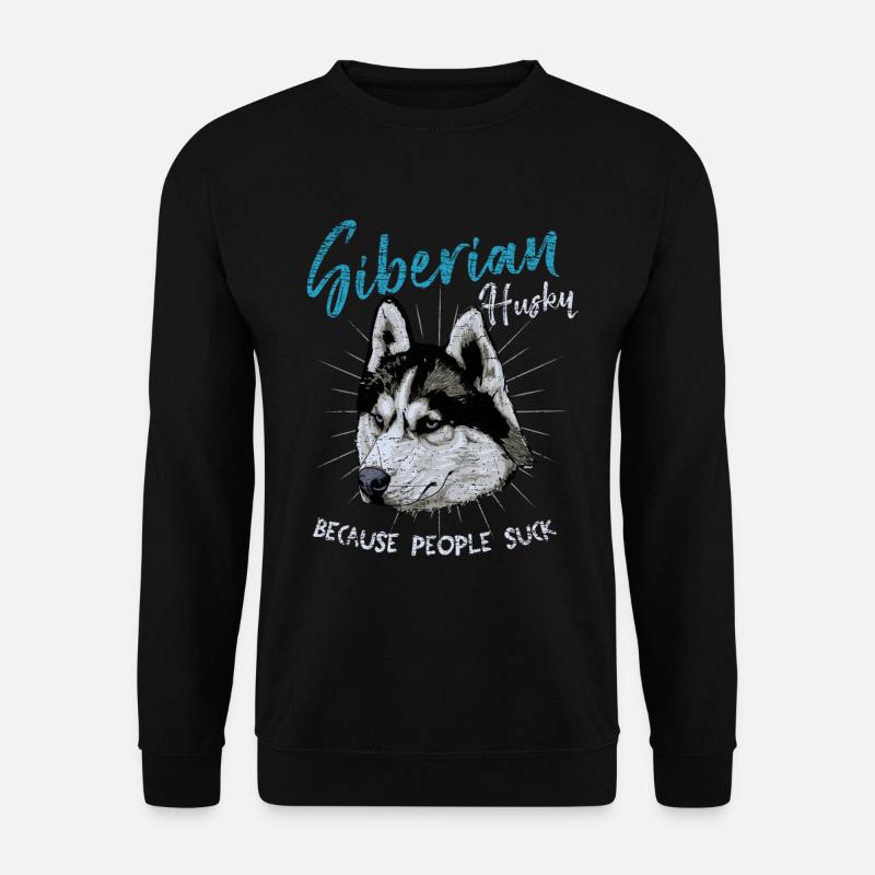 Husky - Unisex Sweatshirt - black