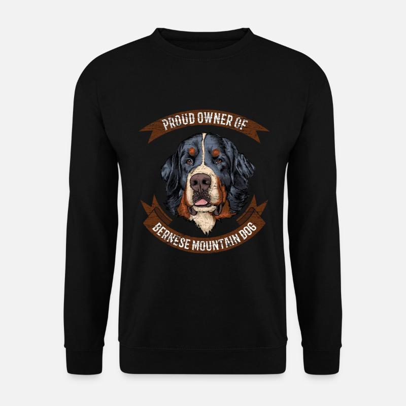 Berner Sennenhund Hundeliebhaber - Unisex Pullover - Schwarz