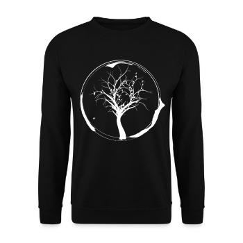Spring - Unisex Sweatshirt - black - Front - Alina (178cm) & Michal (187cm)