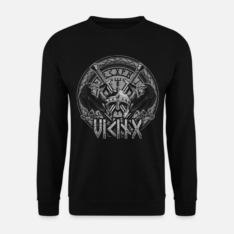 Wikinger Tattoos Mittelalter - Unisex Pullover - Schwarz