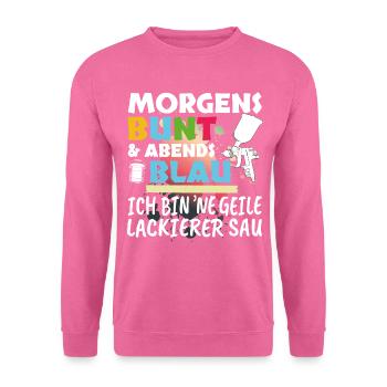 Lackierer Geschenk - Unisex Pullover - Pink - Vorne