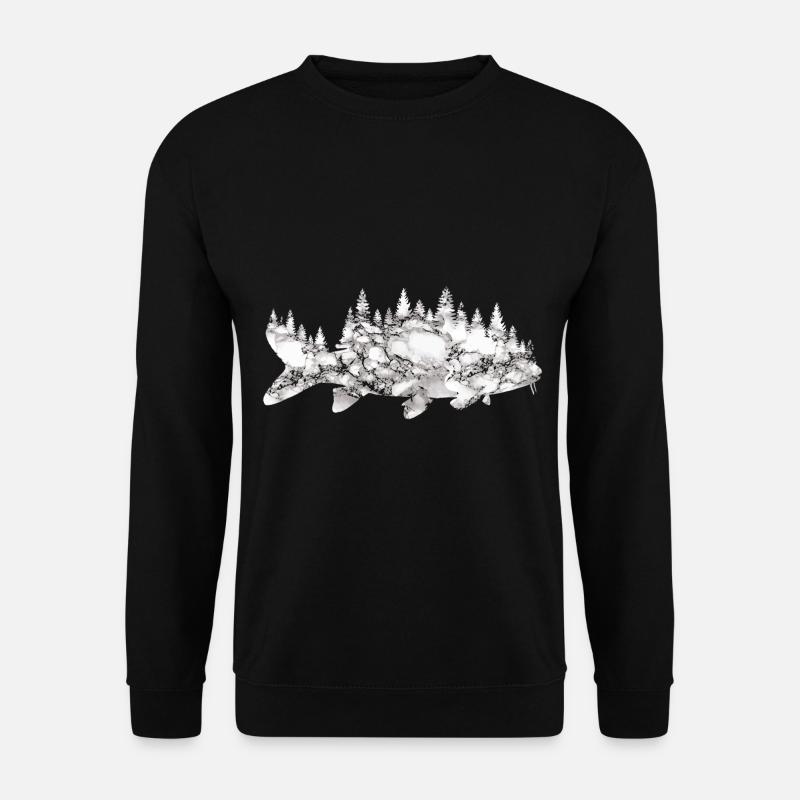 angling - Unisex Sweatshirt - black
