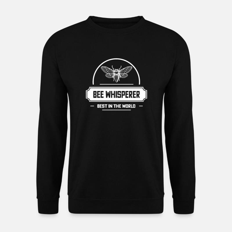 Vintage Bienen Flüsterer Imker Design - Unisex Pullover - Schwarz