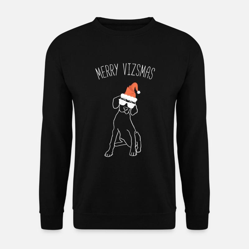 Weihnachtsgeschenk Vizsla - Unisex Pullover - Schwarz