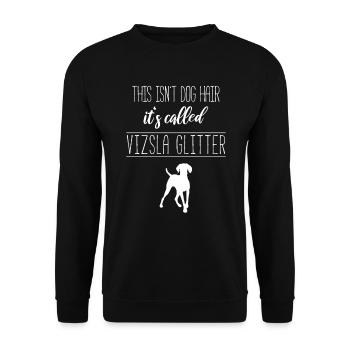 Vizsla Drôle dire cadeau chien amour chien - Sweat-shirt Unisexe - noir - Devant - Alina (178cm) & Michal (187cm)
