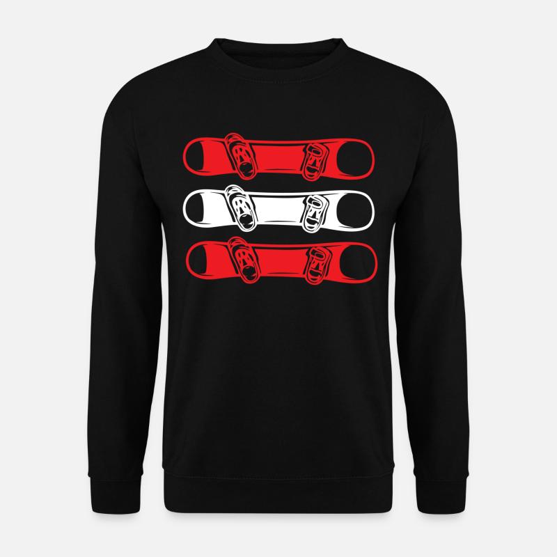 Snowboarder "Freestyle-Snowboard" Austria - Unisex Sweatshirt - black