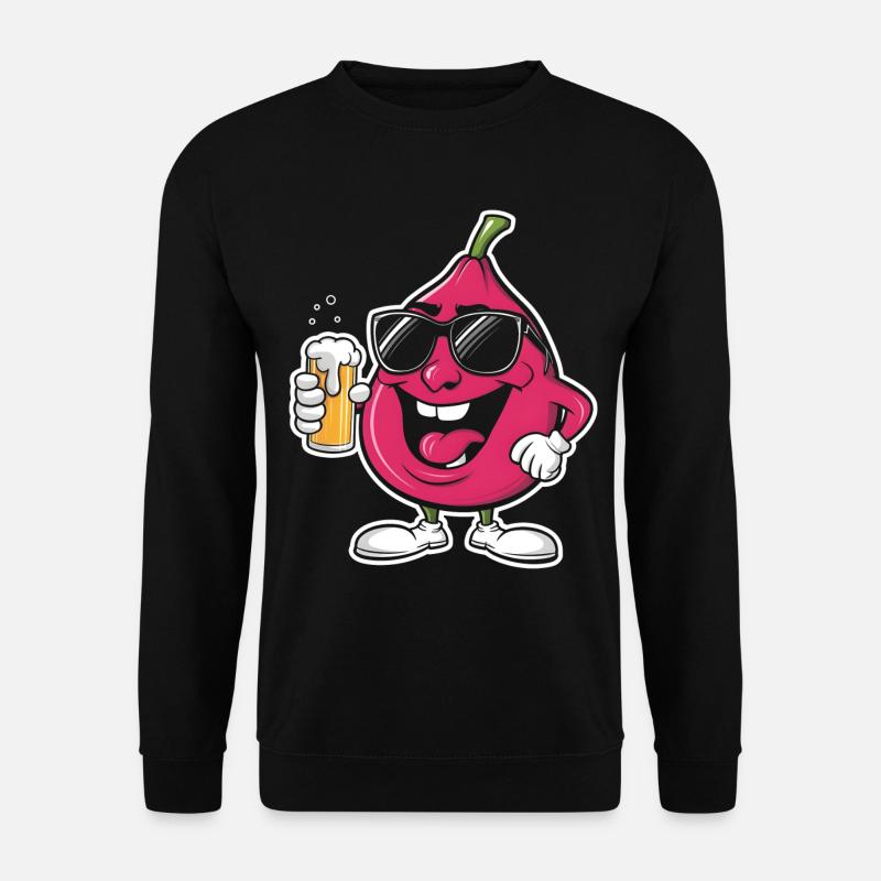Feige Bier - Unisex Pullover - Schwarz