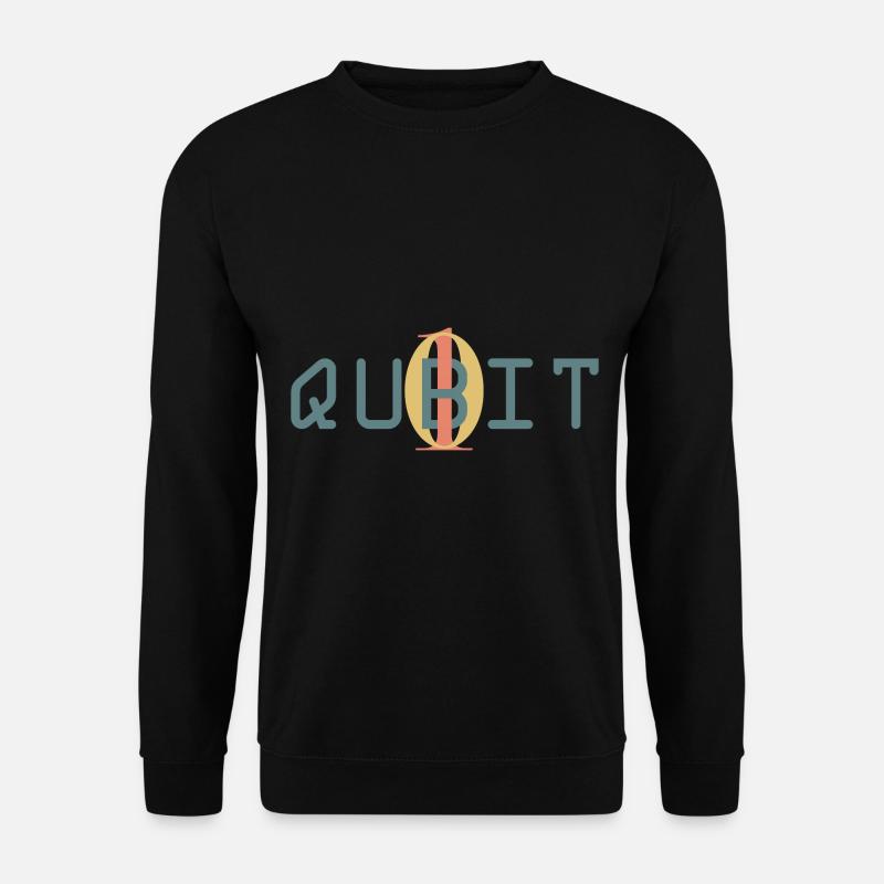 Qubit Quantum Entanglement Physics - Unisex Sweatshirt - black