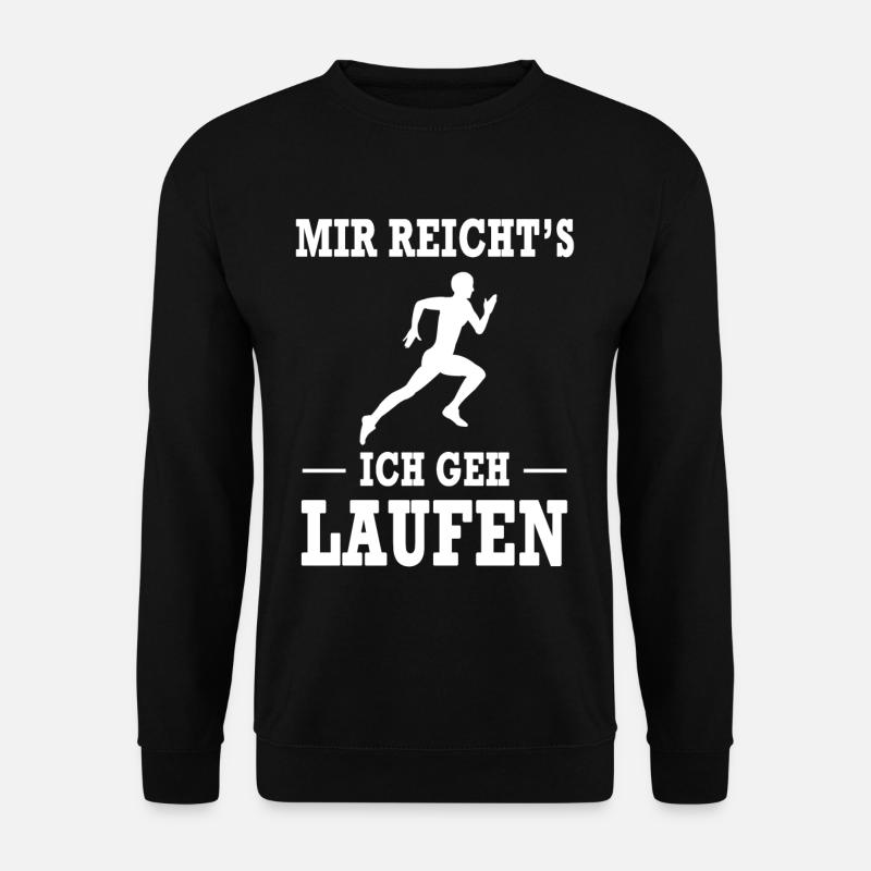 Laufen Läufer Joggen Marathon Marathonläufer - Unisex Pullover - Schwarz