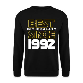 Best of the Galaxy 1992 30 Jahre Jubiläum - Unisex Pullover - Schwarz - Vorne - Alina (178cm) & Michal (187cm)