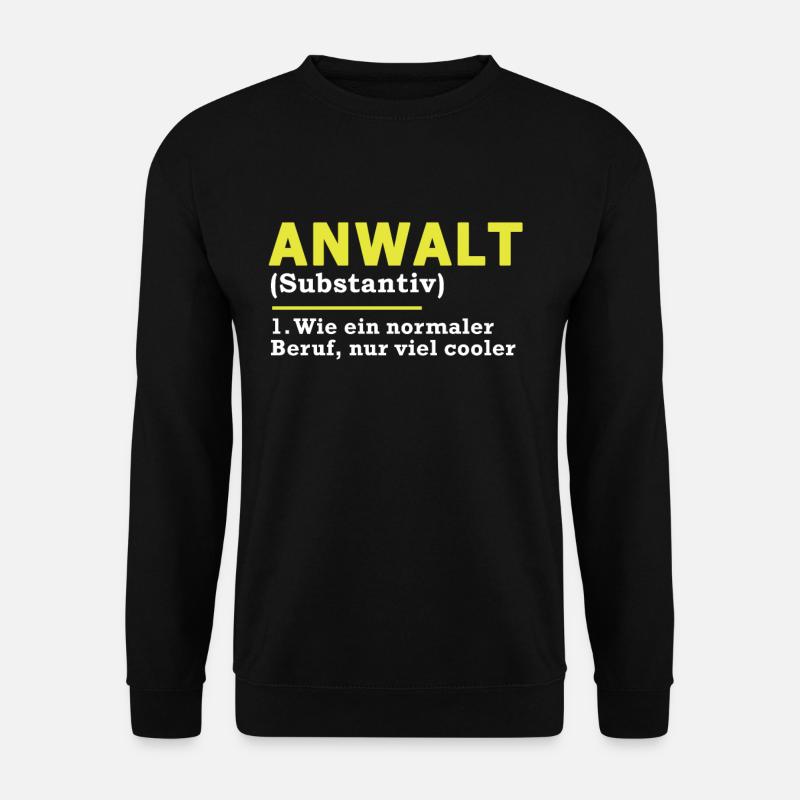 Anwalt - Unisex Pullover - Schwarz