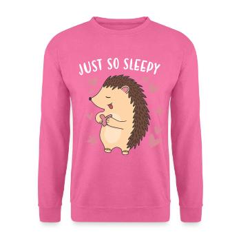Hedgie Juste Si Somnolent Hérisson - Sweat-shirt Unisexe - rose - Devant