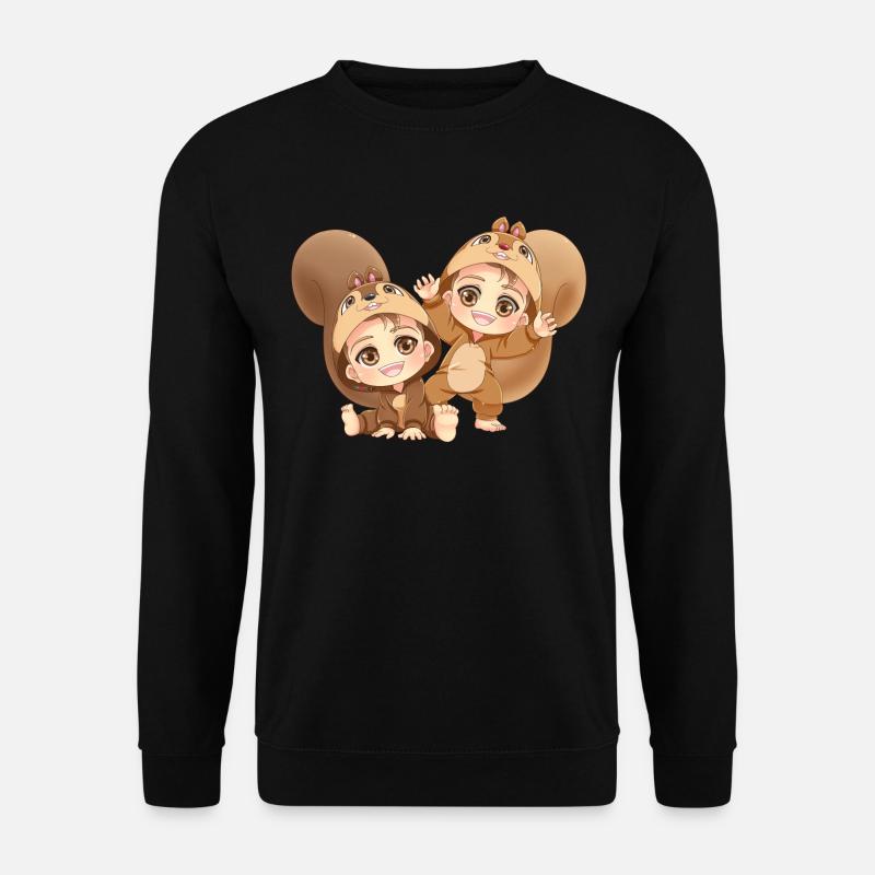 MOSBIES Zwillinge Horoskop Sternzeichen Geschenk - Unisex Pullover - Schwarz