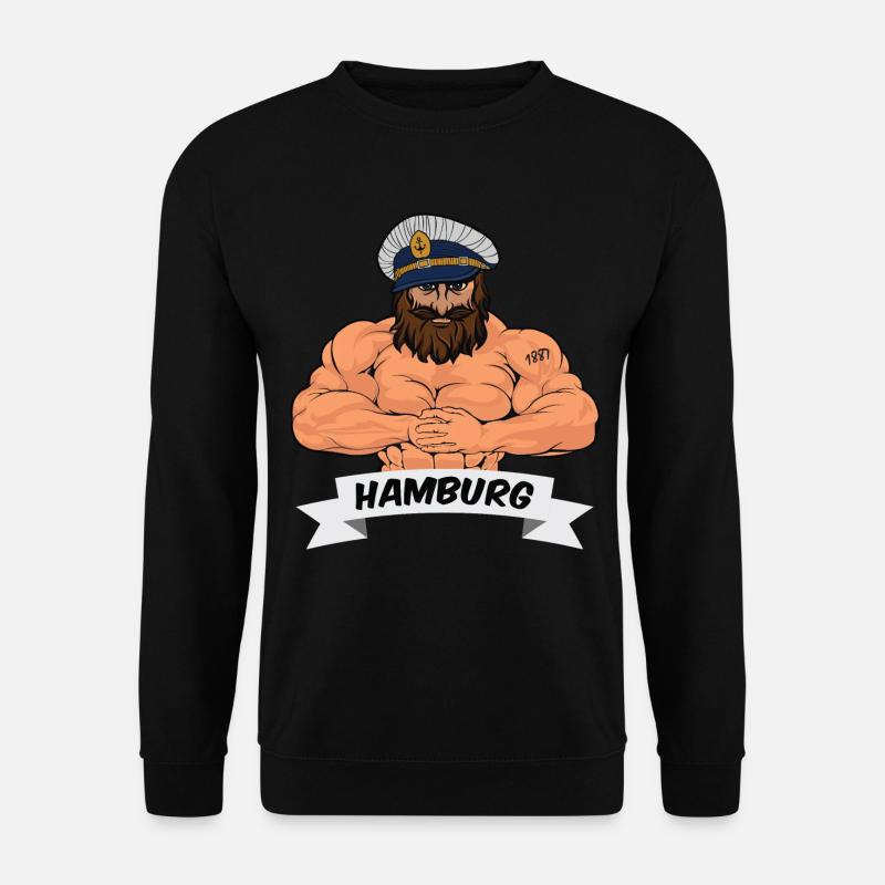 Hamburger Matrose - Unisex Pullover - Schwarz