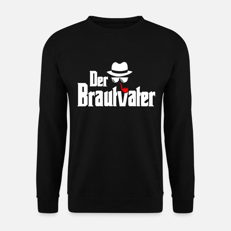 Der Brauvater Vater der Braut Geschenk - Unisex Pullover - Schwarz
