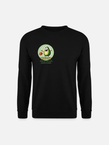 Avocado Power witziger Spruch - Unisex Pullover - Schwarz