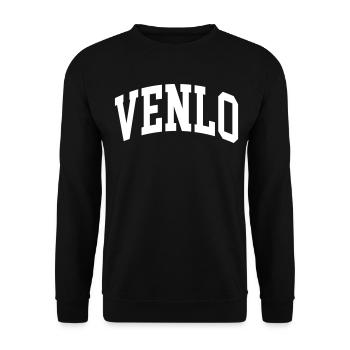 Venlo - Unisex Sweatshirt - black - Front - Alina (178cm) & Michal (187cm)