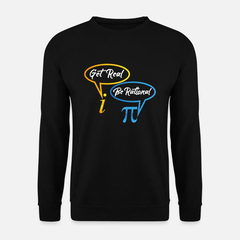 Mathematik Mathematiker Mathelehrer Reell Rational - Unisex Pullover - Schwarz