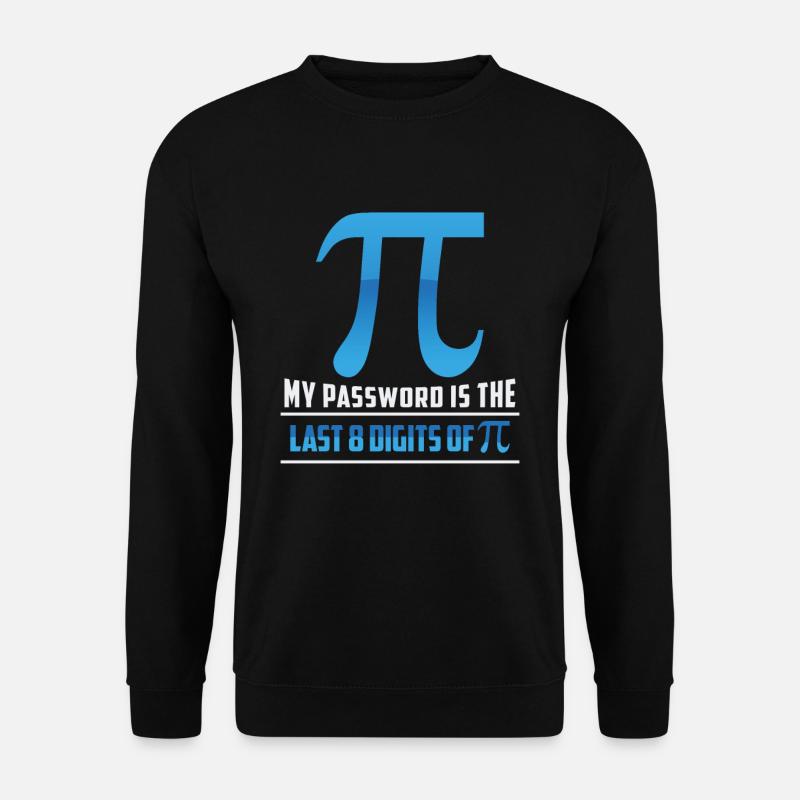 Math mathématicien Fonctions de professeur de mathématiques Pi - Sweat-shirt Unisexe - noir