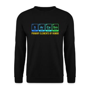 Physique Physicien Physique Enseignant Enseignant Science - Sweat-shirt Unisexe - noir - Devant - Alina (178cm) & Michal (187cm)