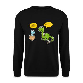Athéisme Science athée Science des dinosaures - Sweat-shirt Unisexe - noir - Devant - Alina (178cm) & Michal (187cm)