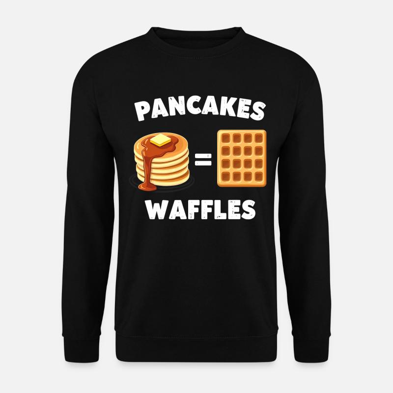 Pancakes and waffles - Unisex Sweatshirt - black