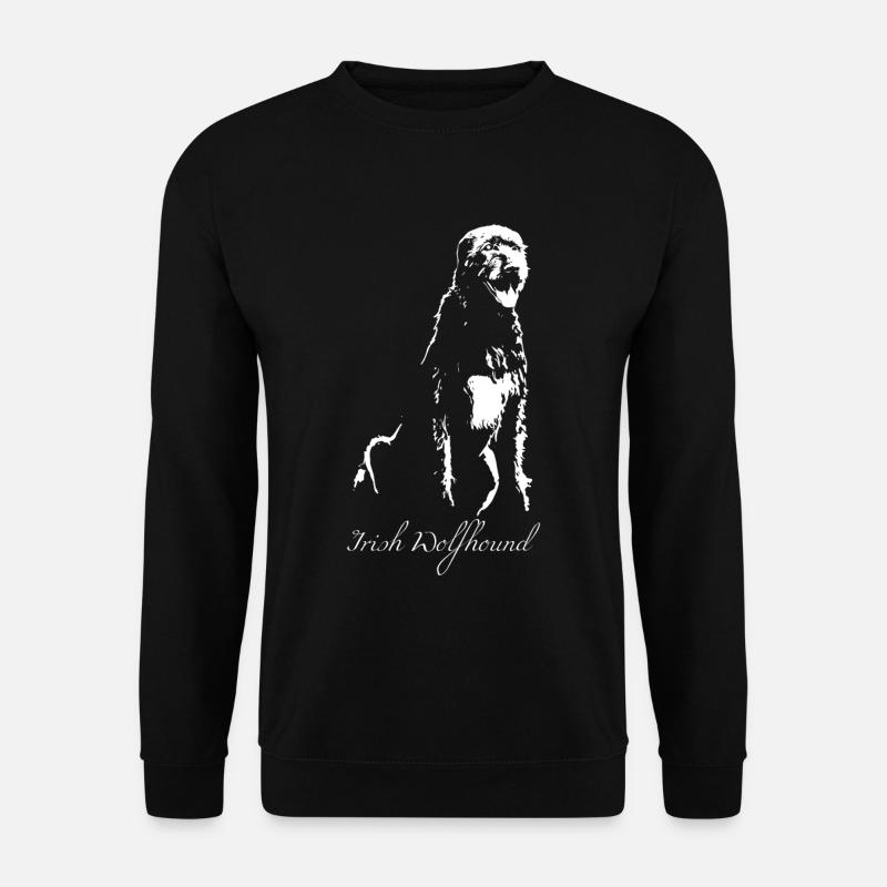 Irish Wolfhound - Unisex Sweatshirt - black