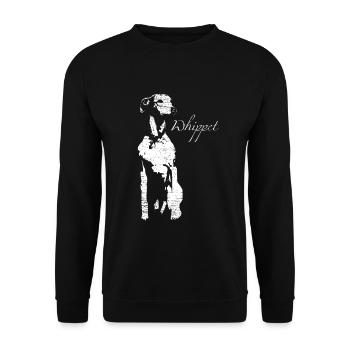 Lévrier - Sweat-shirt Unisexe - noir - Devant - Alina (178cm) & Michal (187cm)