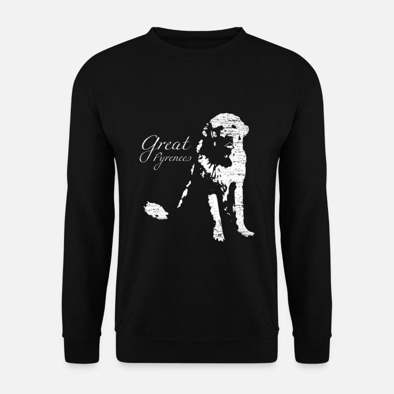 Pyrenäenberghund Great Pyrenees - Unisex Pullover - Schwarz