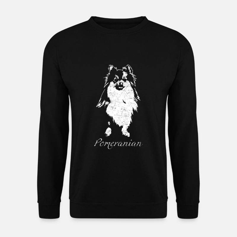 Zwergspitz Pomeranian - Unisex Pullover - Schwarz