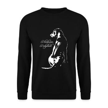 Protection des animaux Rhodesian Ridgeback - Sweat-shirt Unisexe - noir - Devant - Alina (178cm) & Michal (187cm)