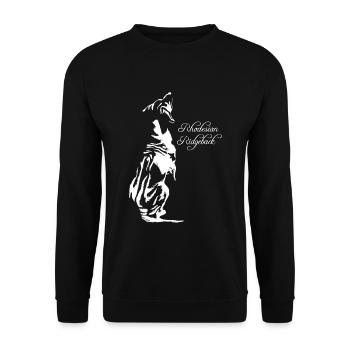 Rhodesian Ridgeback - Sweat-shirt Unisexe - noir - Devant - Alina (178cm) & Michal (187cm)