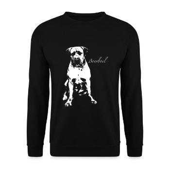 Boerboel - Unisex Pullover - Schwarz - Vorne - Alina (178cm) & Michal (187cm)