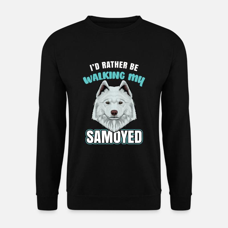 Samojede Samoyed - Unisex Pullover - Schwarz