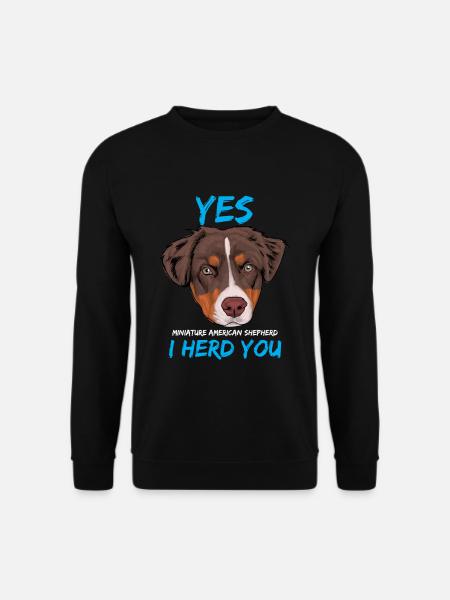 Mini American Shepherd Dog - Unisex Sweatshirt - black