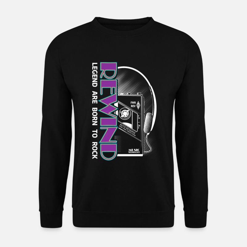 Retro cassette - Unisex Sweatshirt - black