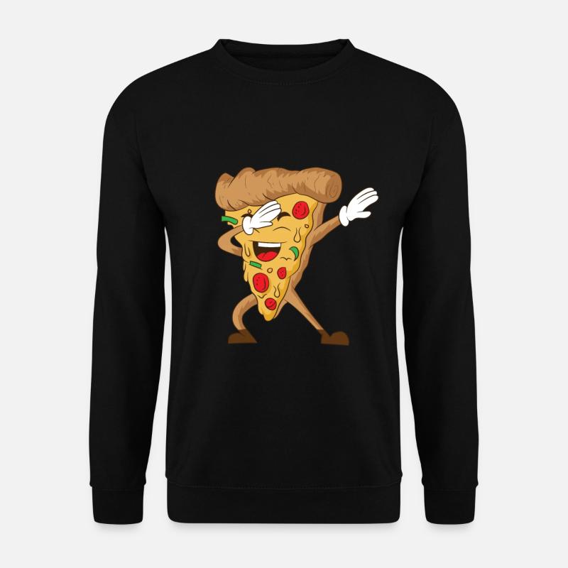 Dabbing Pizza - Unisex Pullover - Schwarz