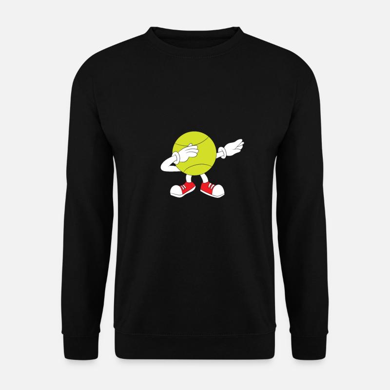 Tennis - Tennisball DAB / Dabbing - Unisex Pullover - Schwarz