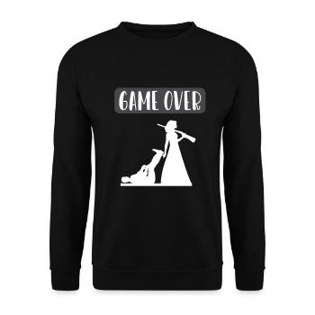 Jeu sur mariés enterrement de vie de garçon - Sweat-shirt Unisexe - noir - Devant - Alina (178cm) & Michal (187cm)