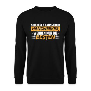 Artisan tournevis mécanicien voiture tournevis - Sweat-shirt Unisexe - noir - Devant - Alina (178cm) & Michal (187cm)