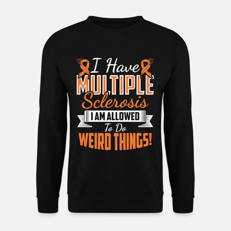 Multiple Sclerosis Awareness - Unisex Sweatshirt - black